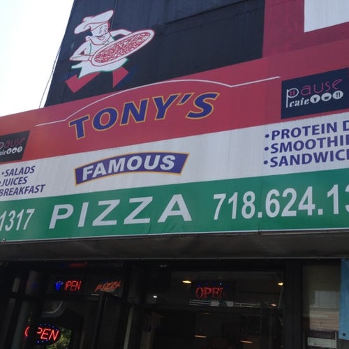Tony's Famous Pizzeria 547 Fulton St Brooklyn