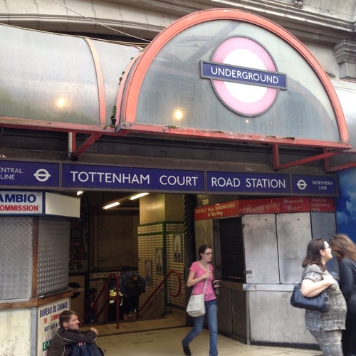 Tottenham Court Road London Underground Station Oxford St London