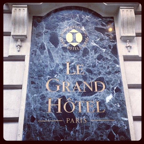 InterContinental Paris Le Grand Hôtel - 2 rue Scribe - Paris