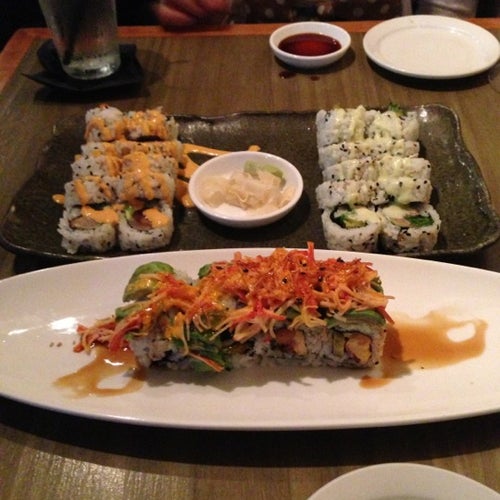 Exquisite sushi platters at Dragonfly Sushi & Sake Company