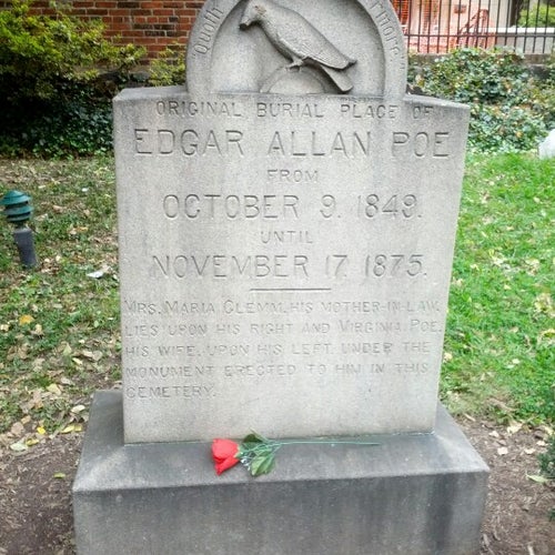 Grave of Edgar Allan Poe 519 W Fayette St Baltimore
