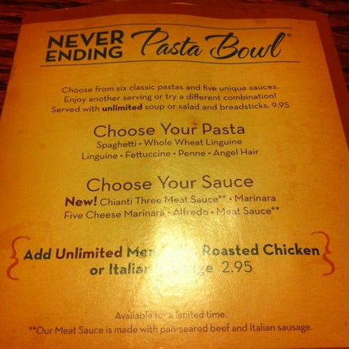 Olive Garden 8315 Benson Dr Columbia