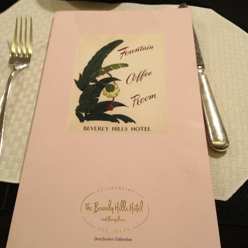 The Fountain Coffee Room 9641 Sunset Blvd Beverly Hills