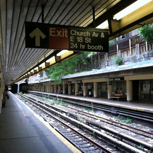 MTA Subway Church Ave (B/Q) Church Ave Brooklyn