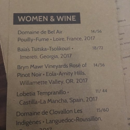 Tyber Creek Wine Bar & Kitchen