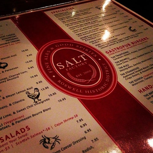 The Salt Factory Pub 952 Canton St Roswell