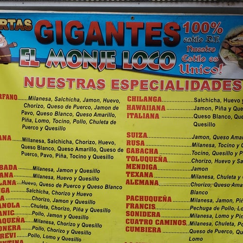 Tortas Gigantes El Monje Loco