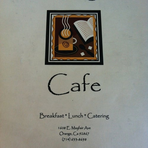 Orange Cafe 1608 E Mayfair Ave Orange