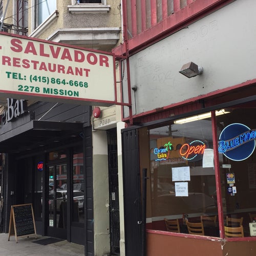 El Salvador Restaurant 2278 Mission St San Francisco