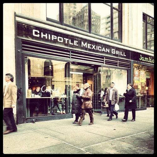 Chipotle Mexican Grill 9 W 42nd St Frnt 1 New York