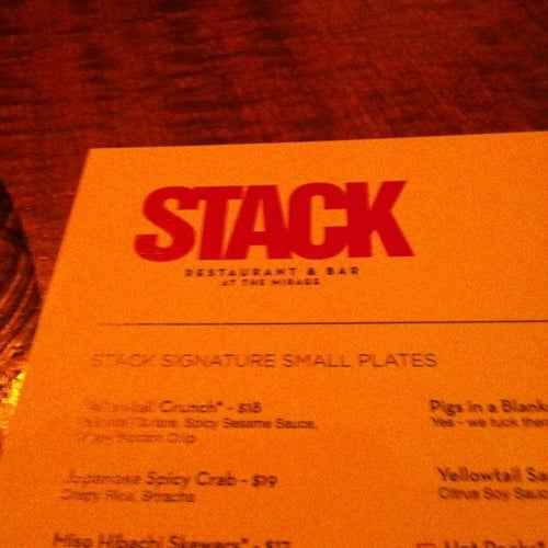 STACK Restaurant & Bar 3400 Las Vegas Blvd S Las Vegas