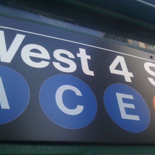 MTA Subway W 4th Street/Washington Square (A/B/C/D/E/F/M) W 4th St
