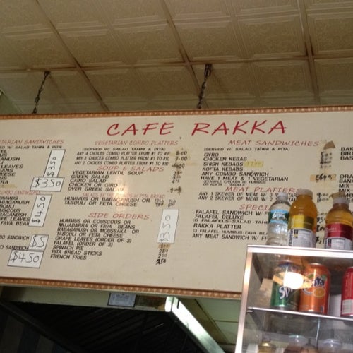 Cafe Rakka 38 Avenue B New York