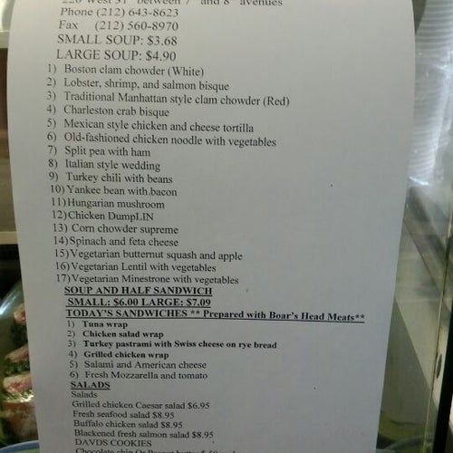 Soup Spot 220 W 31st St New York