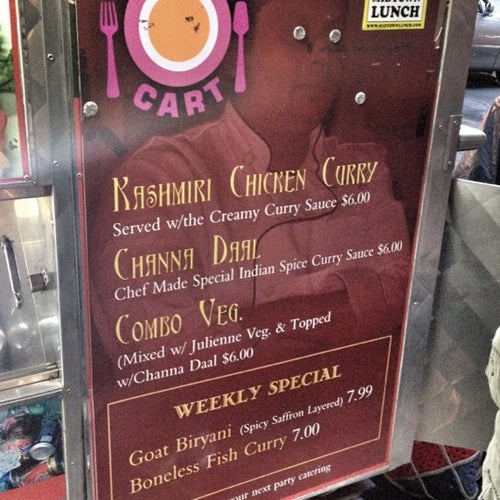 Biryani Cart 46th St & 6th Ave New York