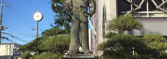 太田道灌像 Outdoor Sculpture In 川越市