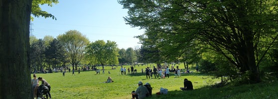 Пикник в парке Parc des eaux Vives