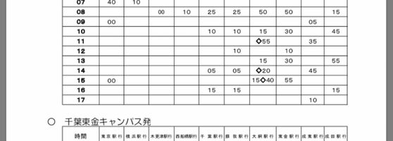 城西国際大学 バスロータリー 求名1番地