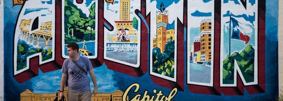 Greetings from Austin Mural - Historic Site in Austin
