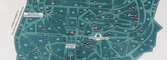 Pã Re Lachaise Cemetery Map Cimetière Du Père Lachaise - Cemetery In Paris