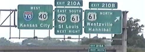 I 70 Hwy 40 64 61 Intersection I 70 Hwy 40 64 61 Intersection