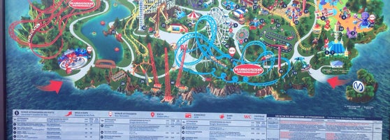 Диво остров карта аттракционов