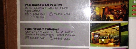 Padi House Cafe In Bandar Baru Sri Petaling
