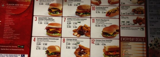 Sonic Drive In 1900 West 66th Street