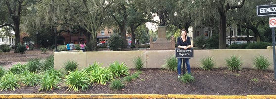 Chippewa Square Plaza In Savannah