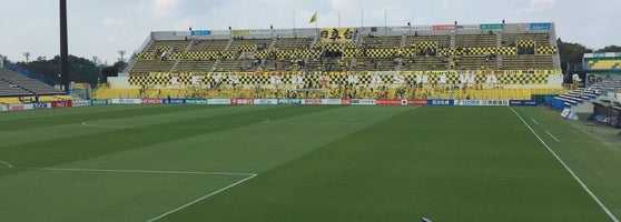 アウェイ側ゴール裏 柏市のサッカースタジアム アウェイ側ゴール裏 柏市のサッカースタジアム