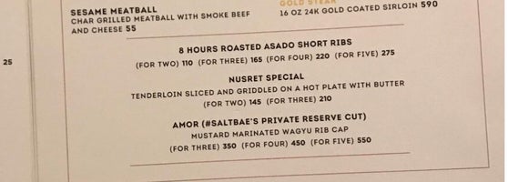 Nusr Et Steakhouse Etiler 2463 Tips