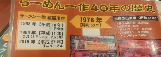 らーめん 一作 寝屋川店 Restaurante De Ramen