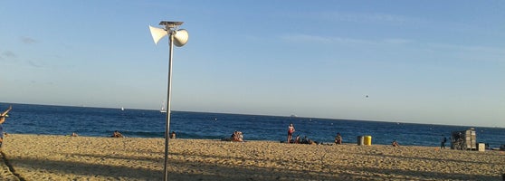 Platja Del Bogatell El Poblenou Barcellona Catalogna