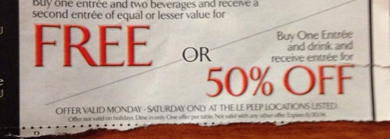 le peep coupons littleton colorado