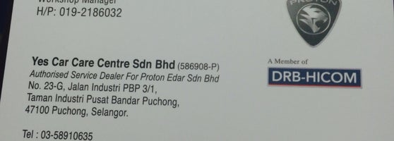 Yes Car Care Proton Service Centre Jln Industri Pbp 3 1
