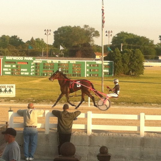 Photo taken at Maywood Park Racetrack by Misha K. on 6/8/2012