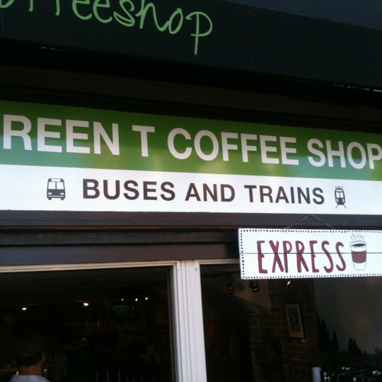 Photo taken at Green T Coffee Shop by Derek A. on 7/12/2012