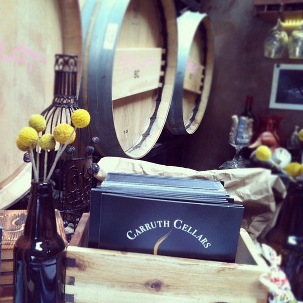 Photo taken at Carruth Cellars Winery on Cedros by Judy T. on 8/11/2012