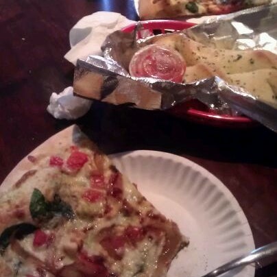 Photo taken at Lucky Slice Pizza by Lance S. on 5/13/2012