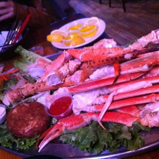 Photo taken at King Crab Tavern &amp; Seafood Grill by Pam V. on 2/2/2012