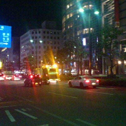 天神大丸前バス停 Bus Stop In 福岡市