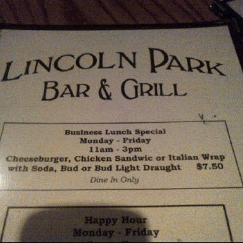Photo taken at Lincoln Park Grill by Jay G. on 3/24/2012