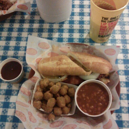 Photo taken at Dickey&#39;s Barbecue Pit by Lou T. on 8/14/2012