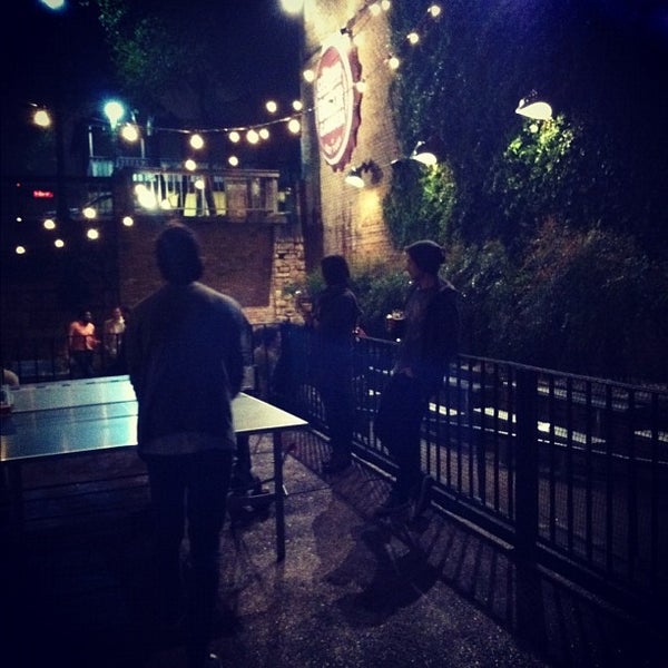 Photo taken at Cooking Channel Beer Garden at Easy Tiger by Kate C. on 3/11/2012