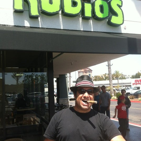 Photo taken at Rubio&#39;s Coastal Grill by Paul S. on 5/11/2012