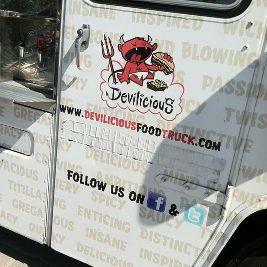 Photo taken at Devilicious Food Truck by Andy on 3/10/2012