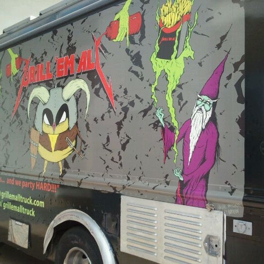 Photo taken at Grill &#39;Em All Truck by Marcie Q. on 10/19/2011
