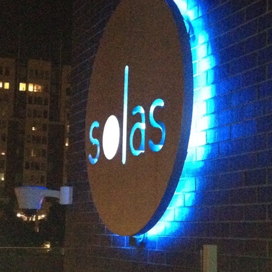 Photo taken at Solas Lounge &amp; Rooftop Bar by Keith G. on 4/13/2012