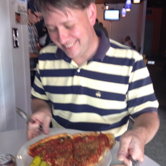 Photo taken at South of Chicago Pizza and Beef by Jeff M. on 7/16/2012