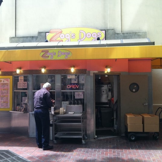 Photo taken at Zog&#39;s Dogs by Joe S. on 8/22/2011